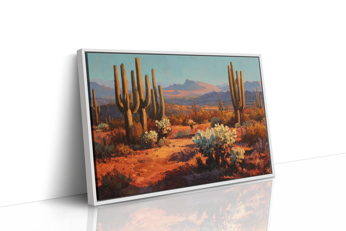 Copper Light Bathes Desert Giants