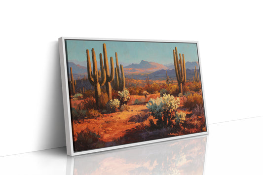 Copper Light Bathes Desert Giants