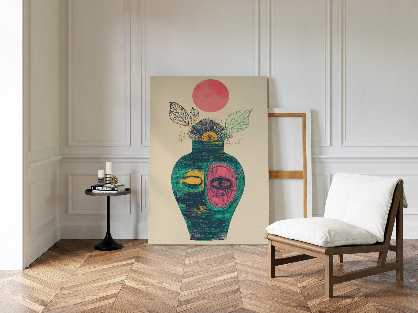 Moonlit Vase Holds Ancient Stories