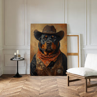 Rottweiler Ranger in the Wild West