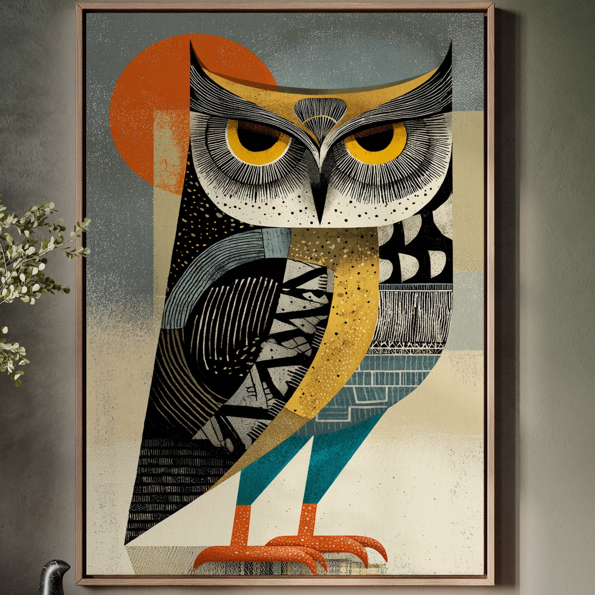 The Watcher Under Moonlit Patterns