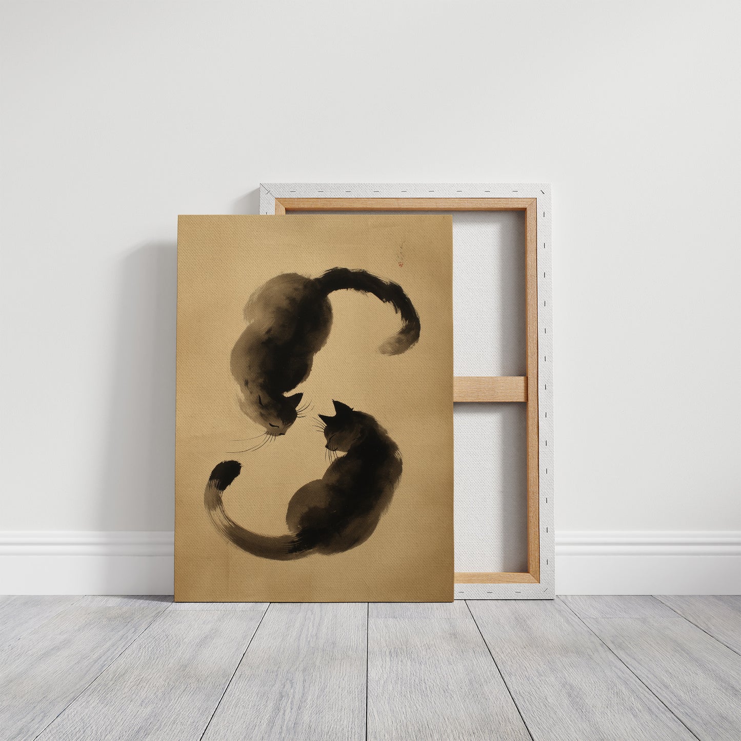 Feline Brushstrokes Share Quiet Secrets