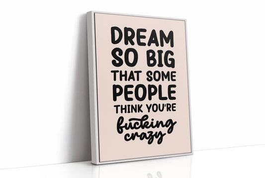 Dream So Big They Call You Crazy