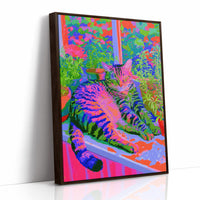 Neon Tabby Garden Nap
