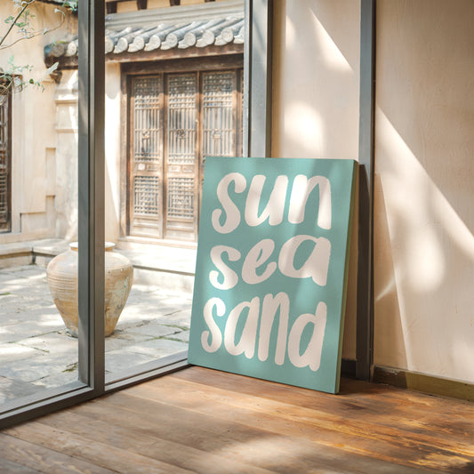 Beach Words Paint Summer Stories