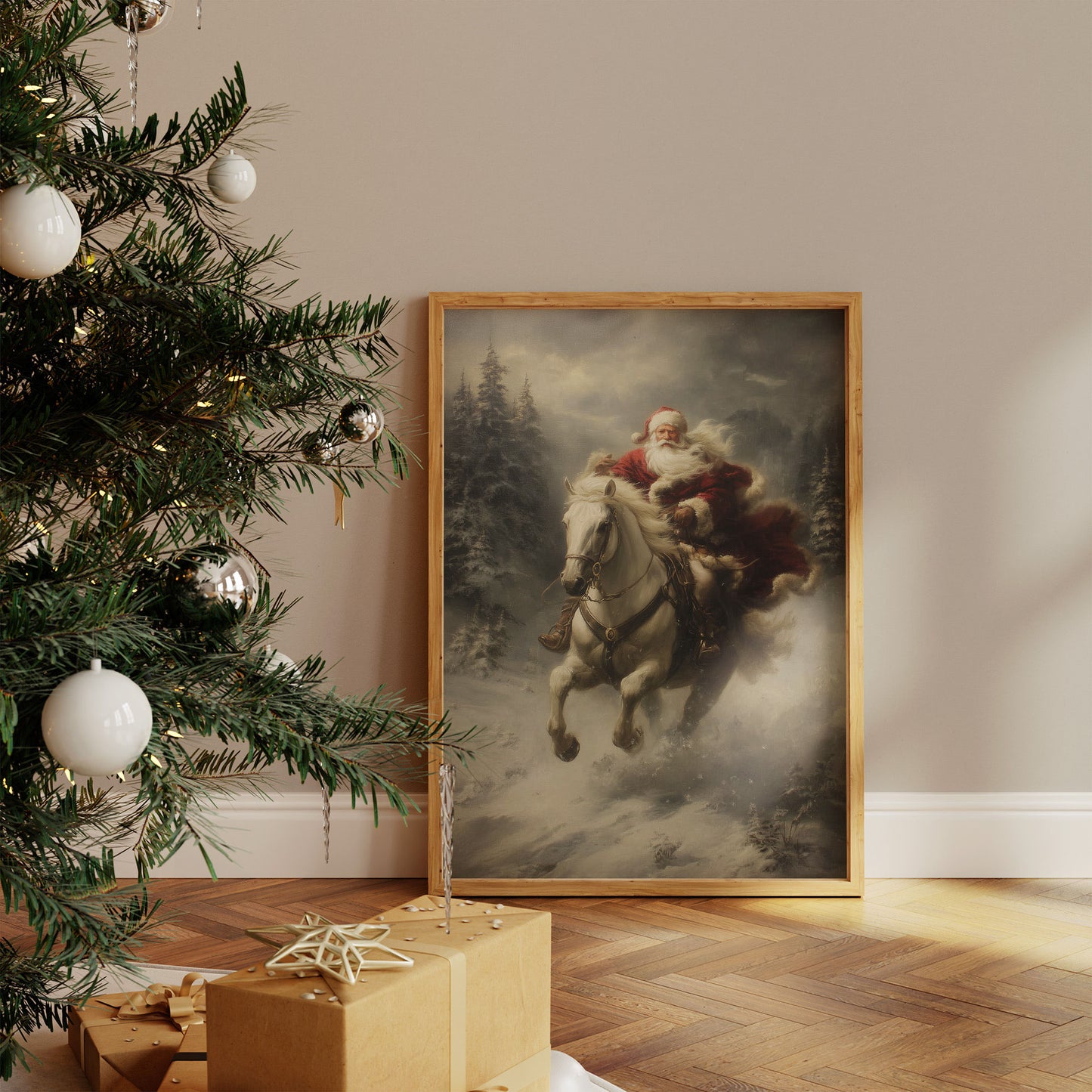 Through Winter Woods On Moonlit Steed