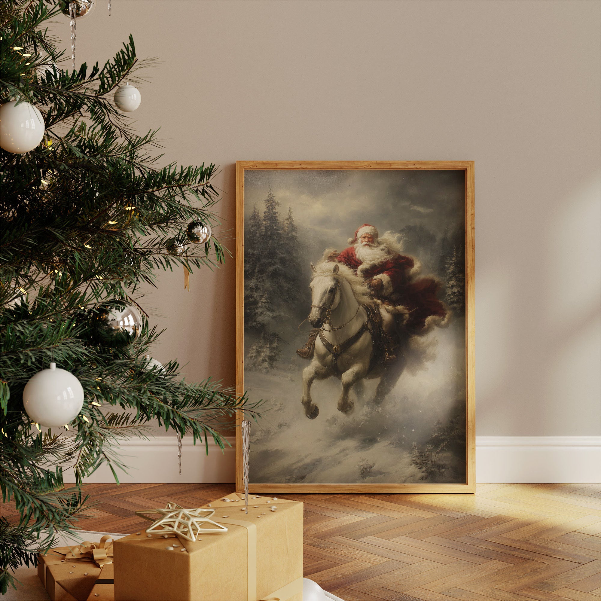 Through Winter Woods On Moonlit Steed