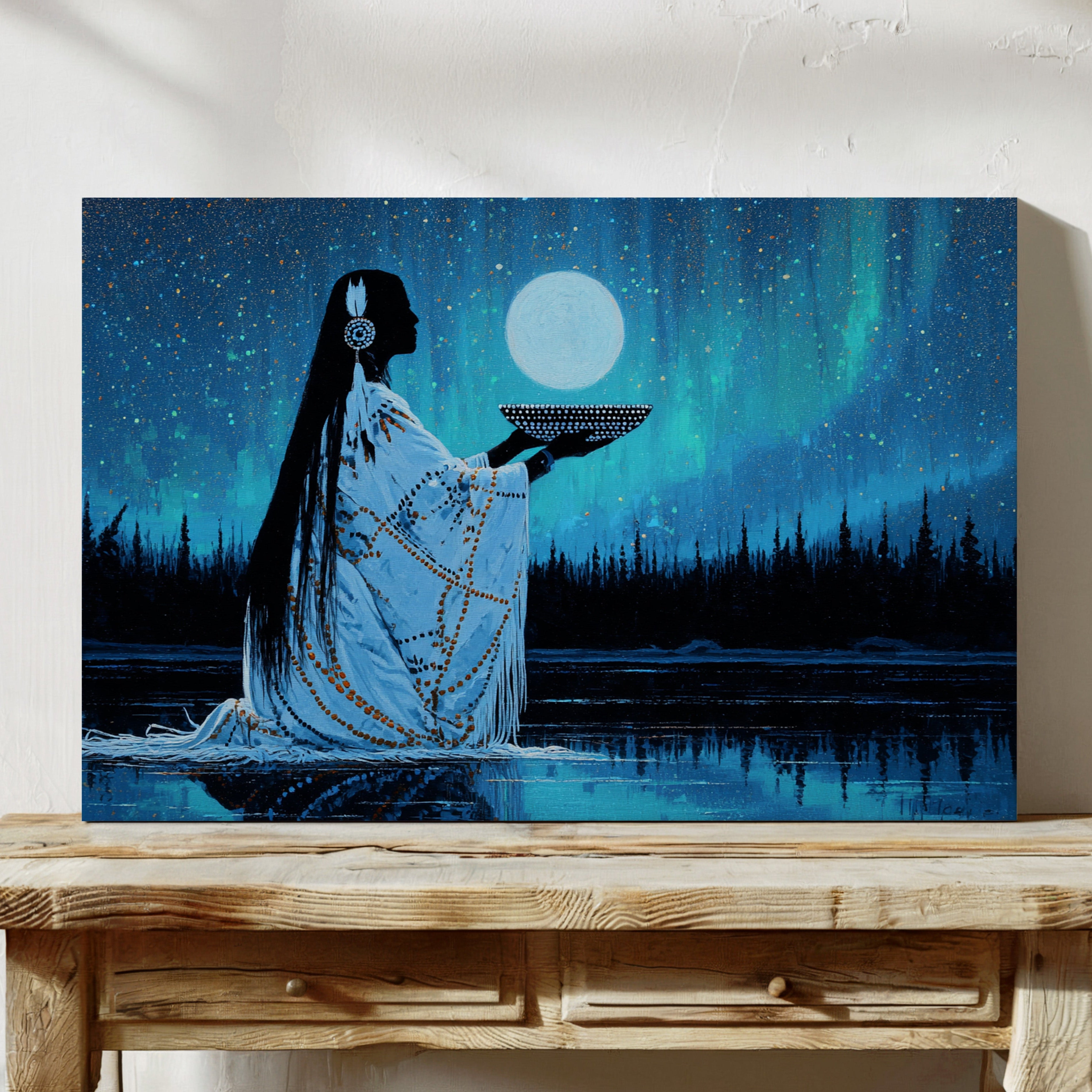 Sacred Waters Hold The Moon