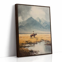 Between Mountains and Golden Grasses