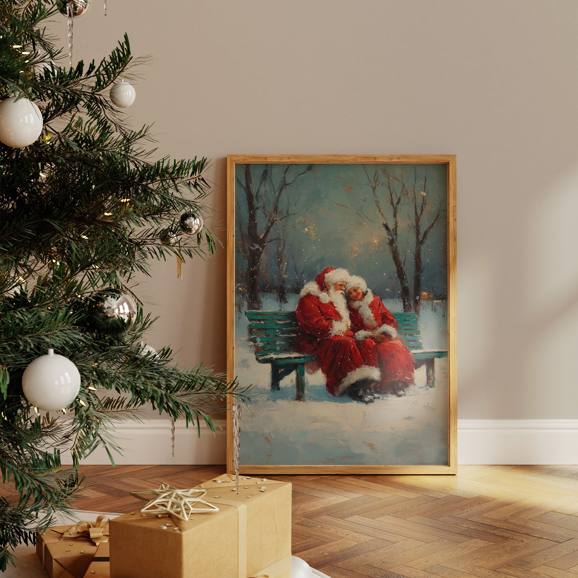 Snow Falls Soft On Christmas Tales