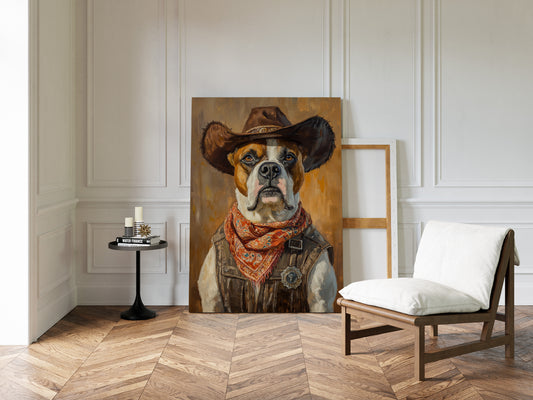 Boxer Sheriff of the Silent Plains