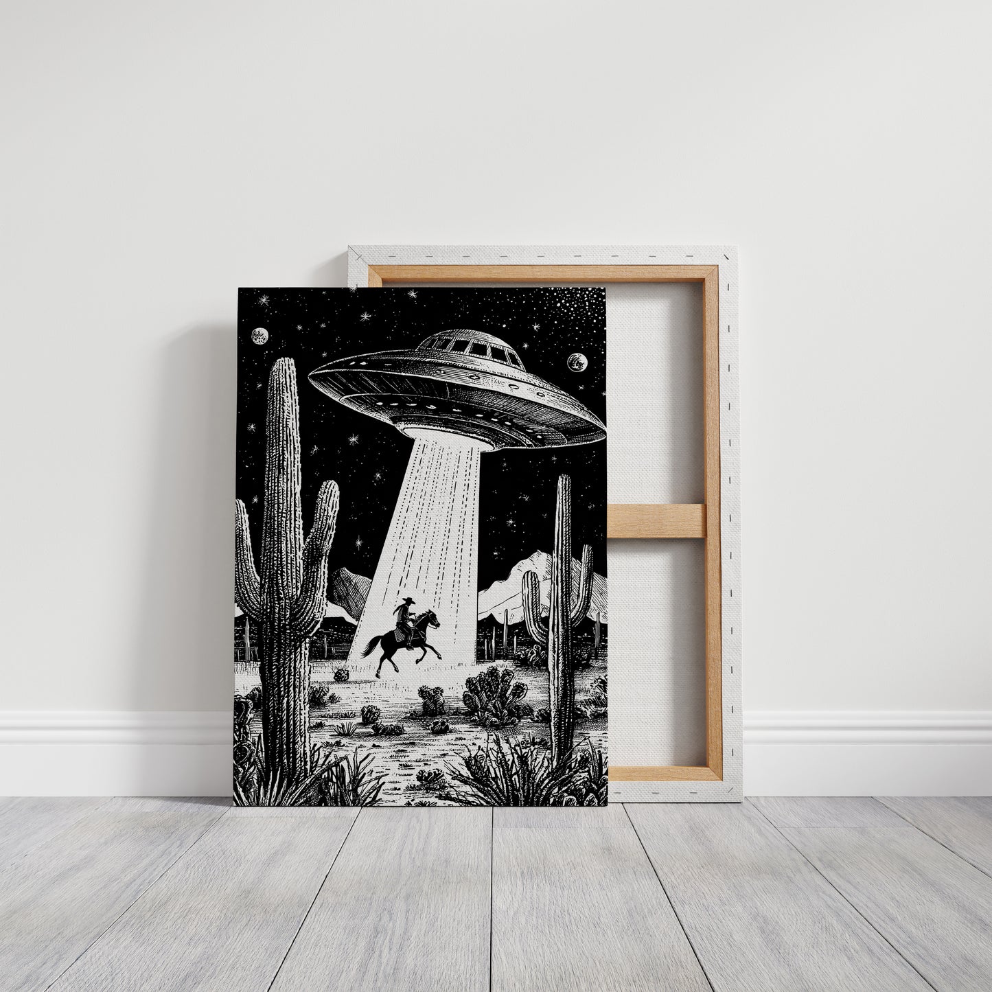 Desert Cowboy Meets Midnight Visitors