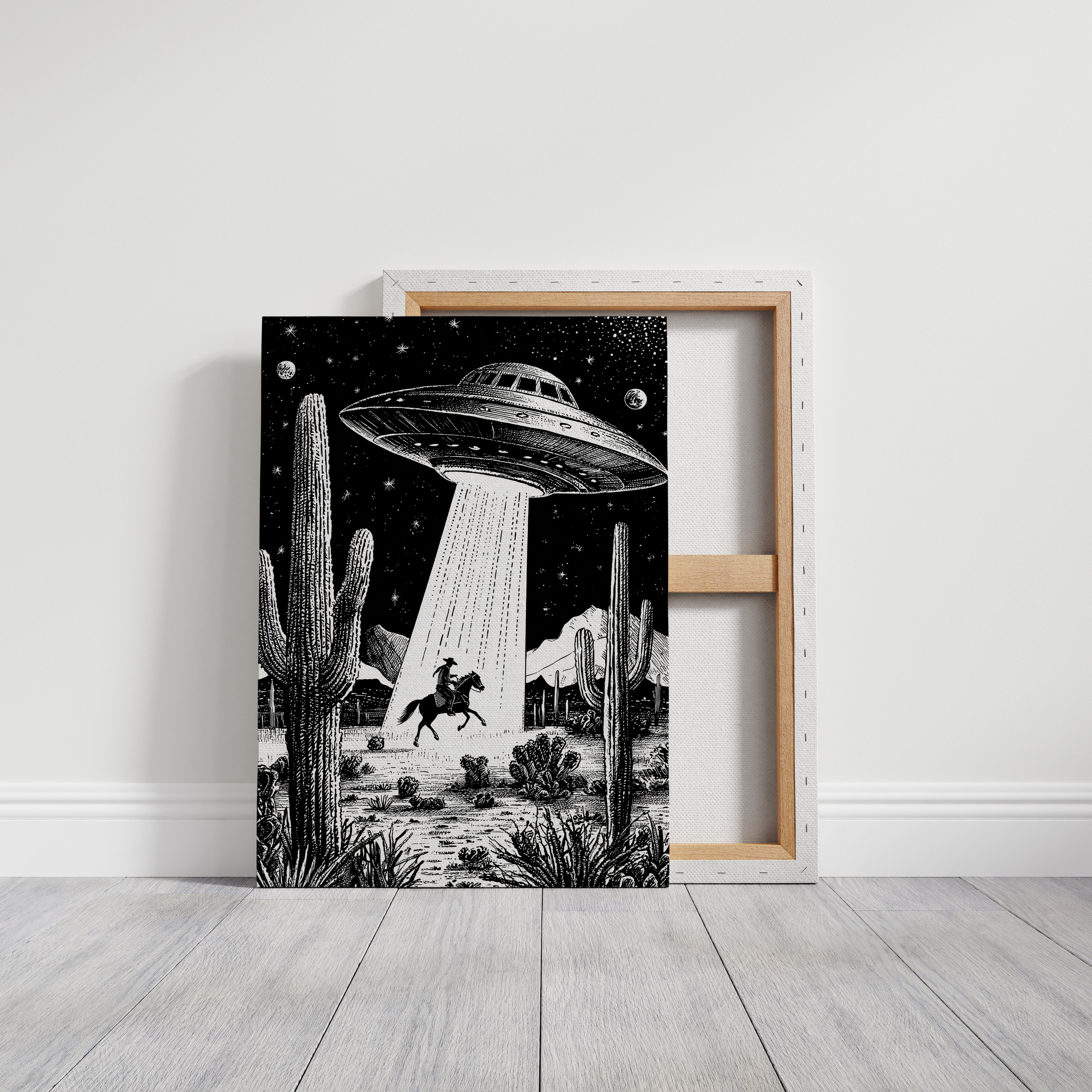 Desert Cowboy Meets Midnight Visitors