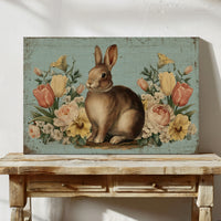 Spring Garden Keeps Rabbit Company