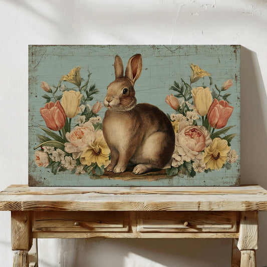 Spring Garden Keeps Rabbit Company