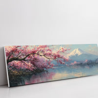 Cherry Blossoms and Mount Fuji Lake