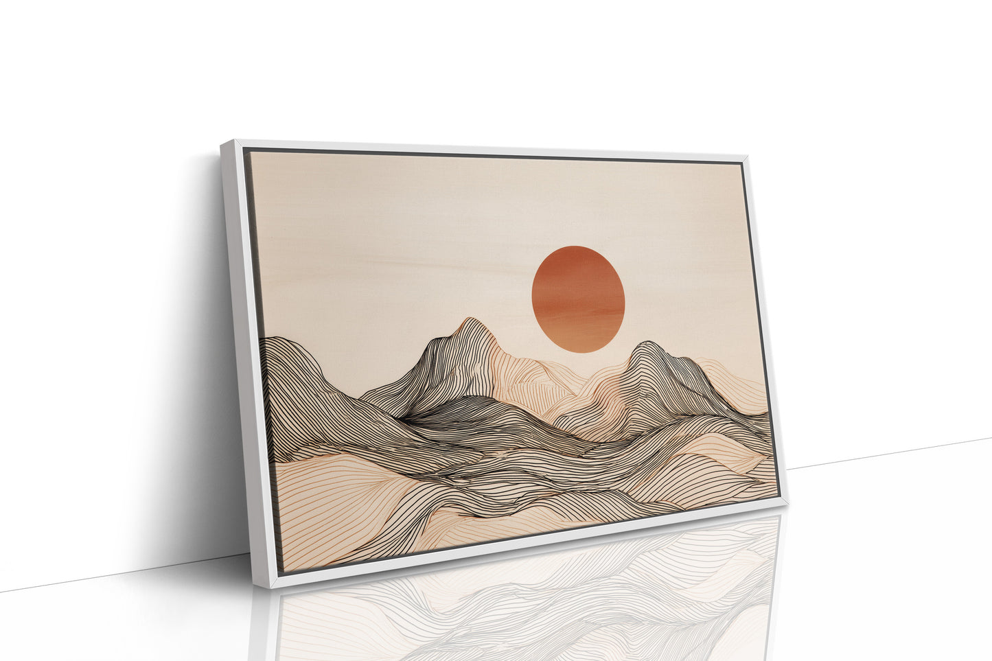 Mountains Flow Like Gentle Waves