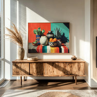 Citrus Morning Meets Desert Clay