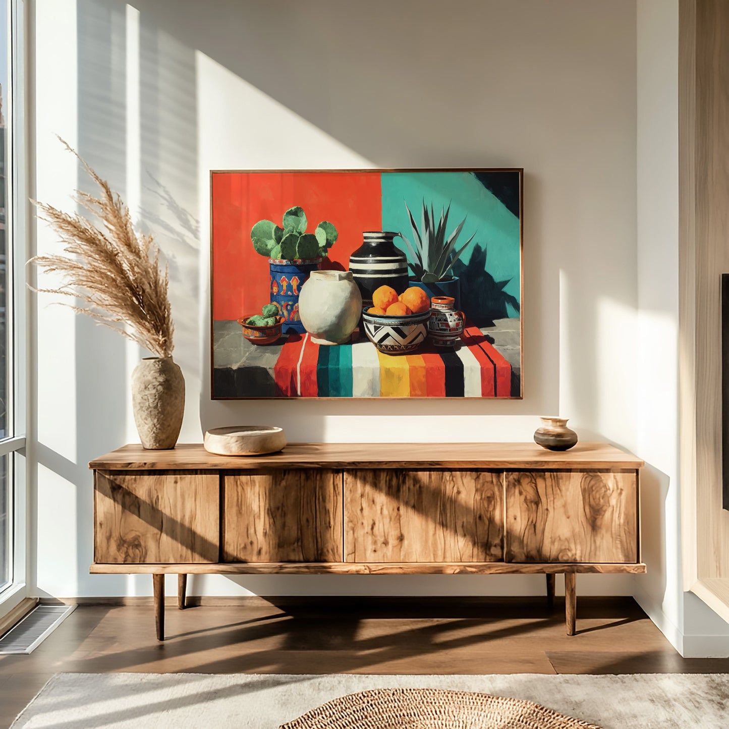 Citrus Morning Meets Desert Clay