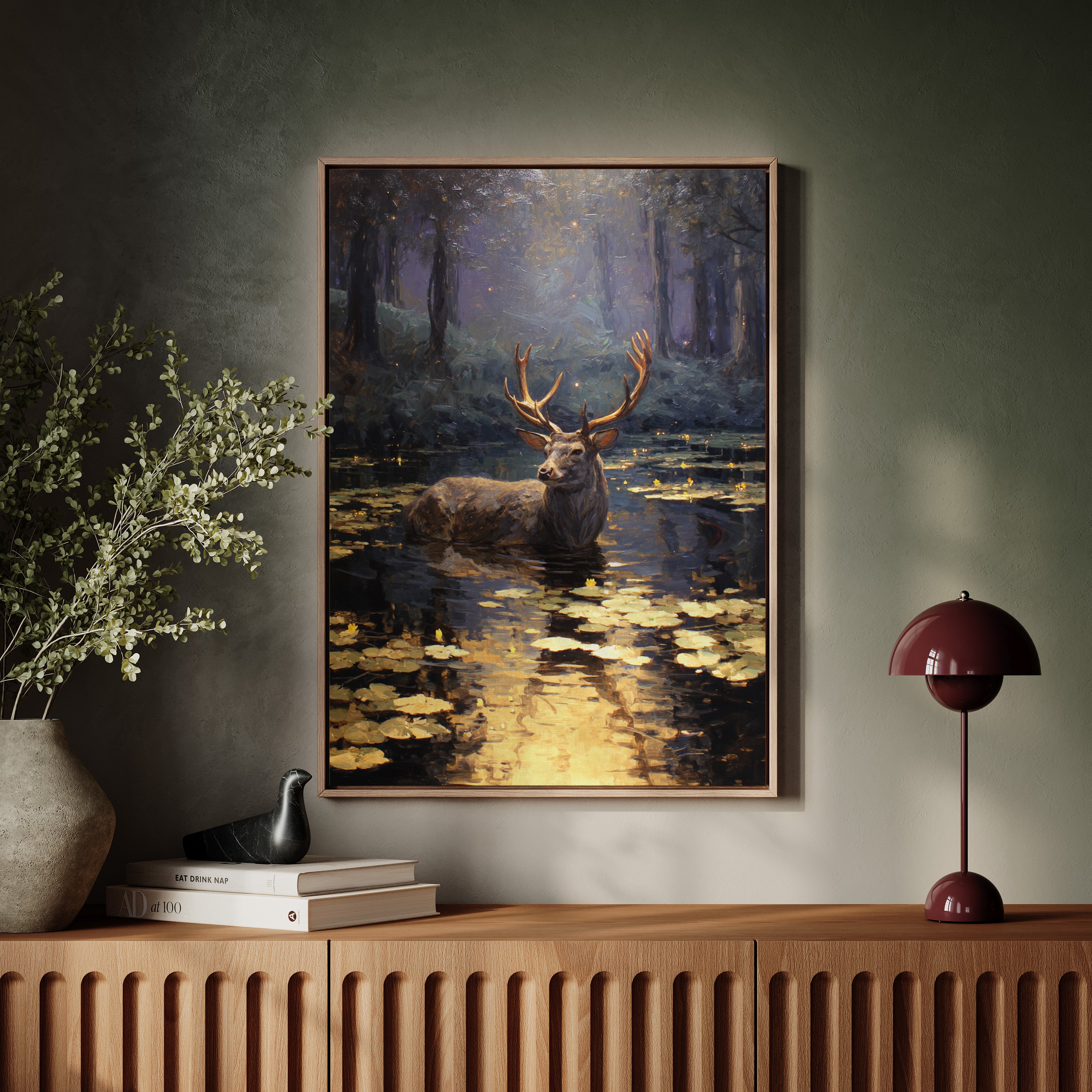 Serenity Amidst Golden Waters