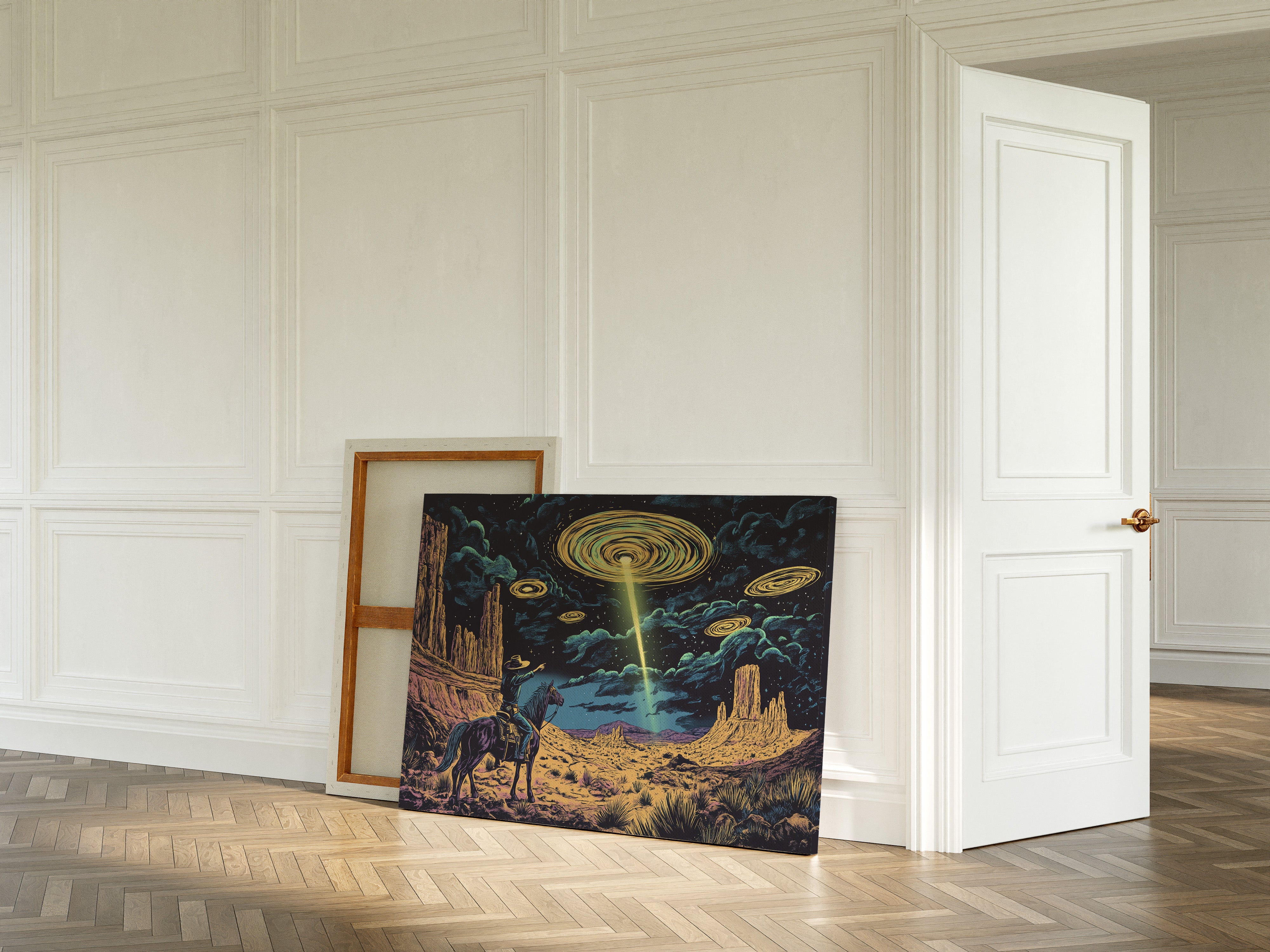 The Arrival Over Monument Valley