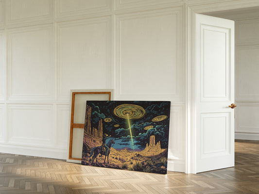 The Arrival Over Monument Valley