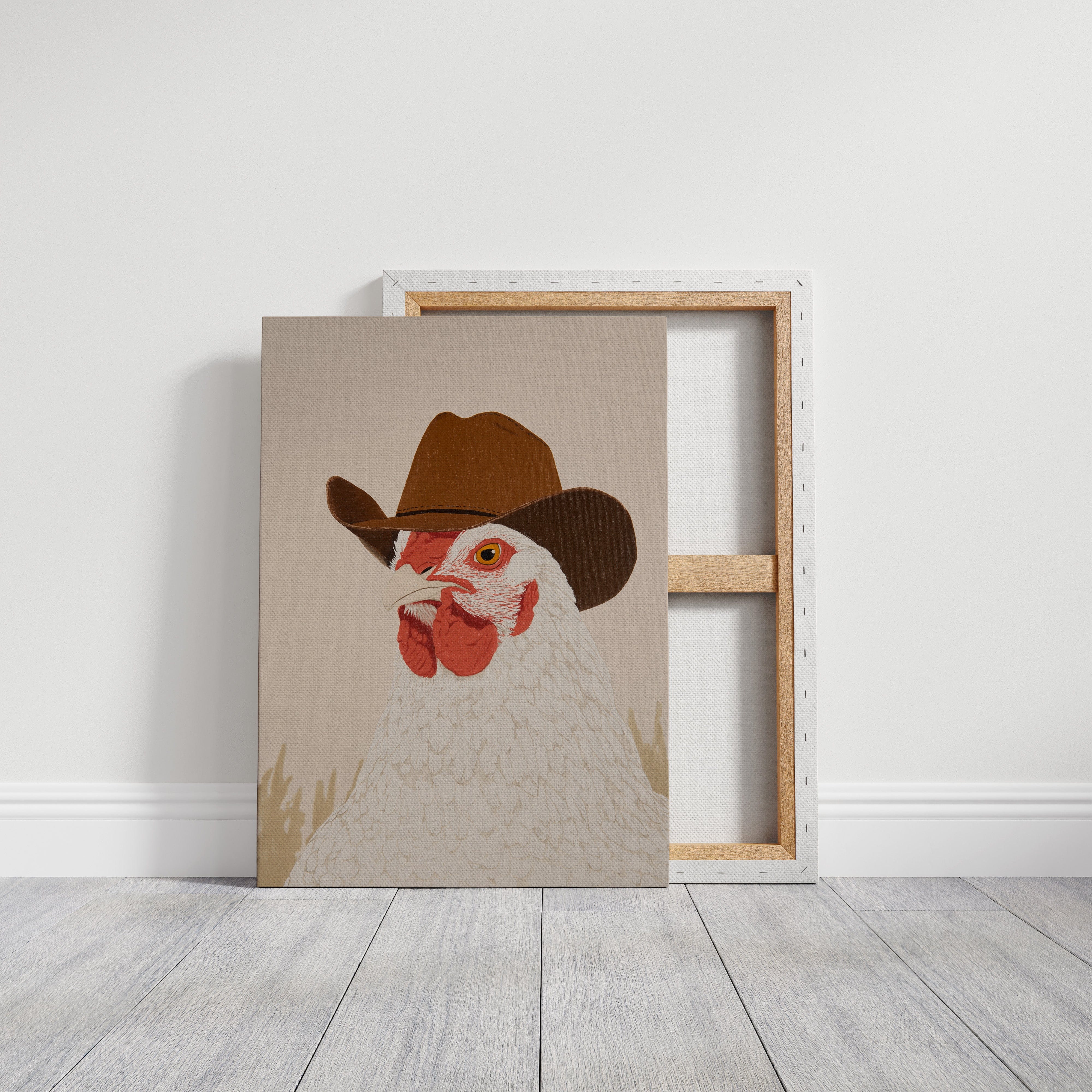 Ranch Hand Rooster Tips His Hat