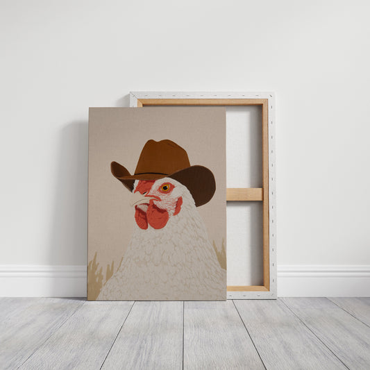 Ranch Hand Rooster Tips His Hat