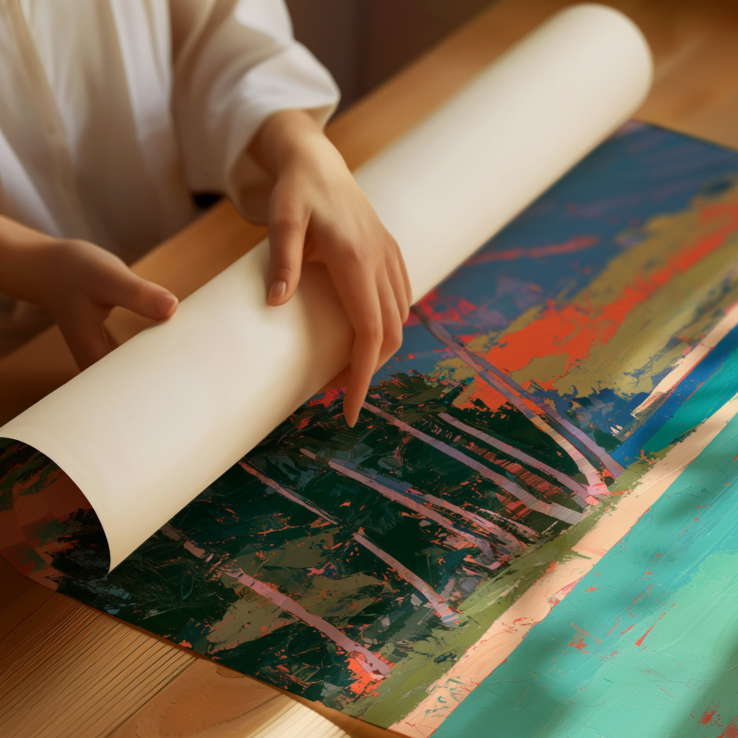 Tropical Shore, Board in Hand