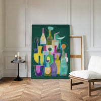 Colorful Bottles Share Secret Stories