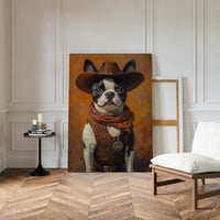 Boston Terrier Cowboy Deputy