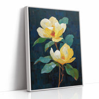 Yellow Magnolias at Midnight