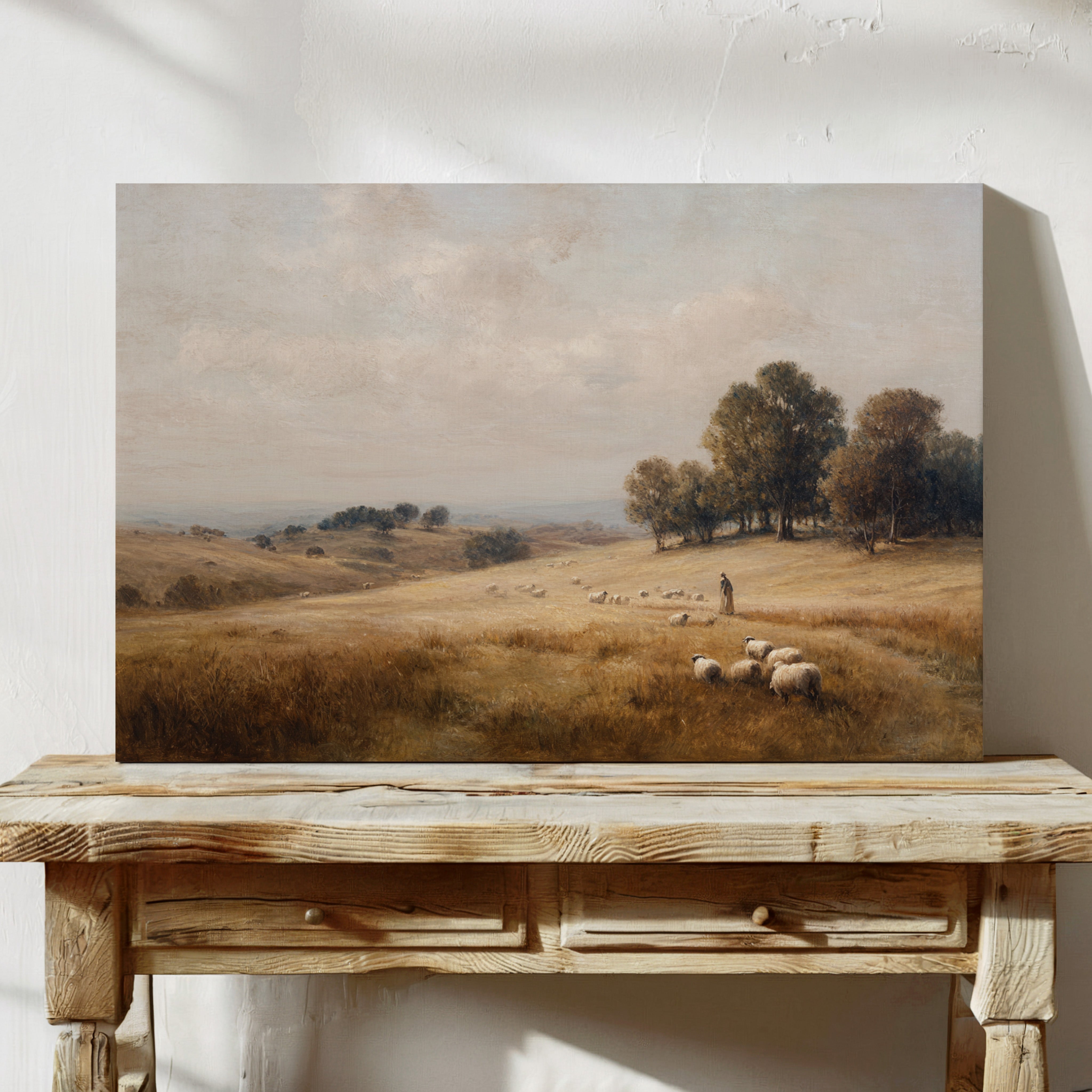 Autumn Fields Remember Their Shepherd