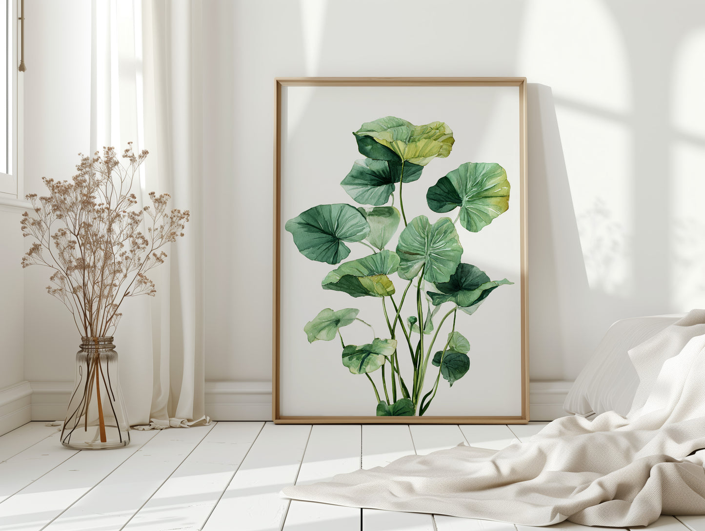 Lotus Leaves Dance In Sunlight