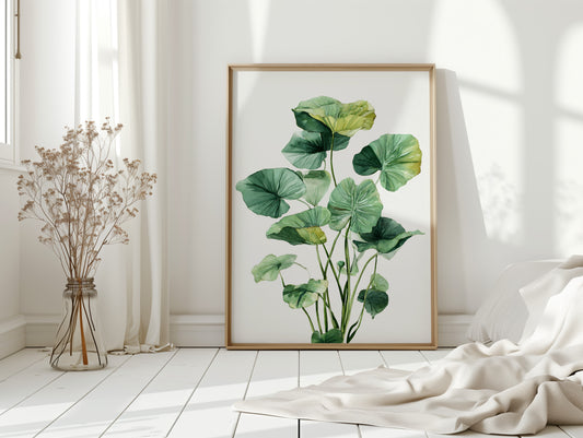 Lotus Leaves Dance In Sunlight