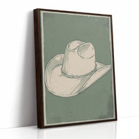 Weathered Rancher's Dream - Vintage Cowboy Hat