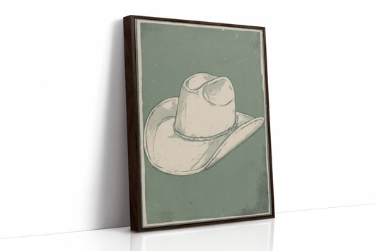 Weathered Rancher's Dream - Vintage Cowboy Hat