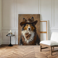 Rough Collie Sheriff of the High Plains