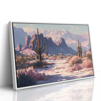 Pink Dawn Greets Saguaro Sentinels