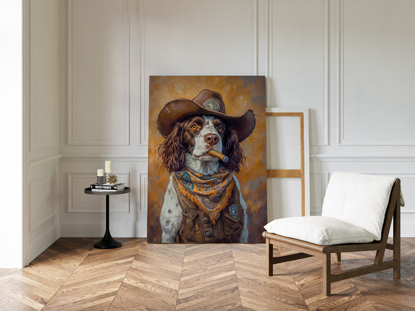 English Springer Spaniel Cowboy Sheriff