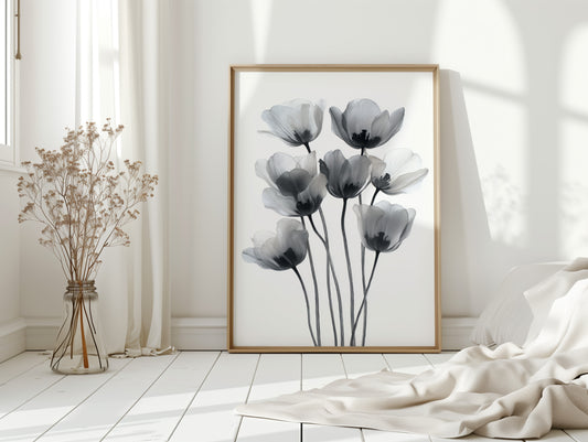 Tulips Dance In Silver Light