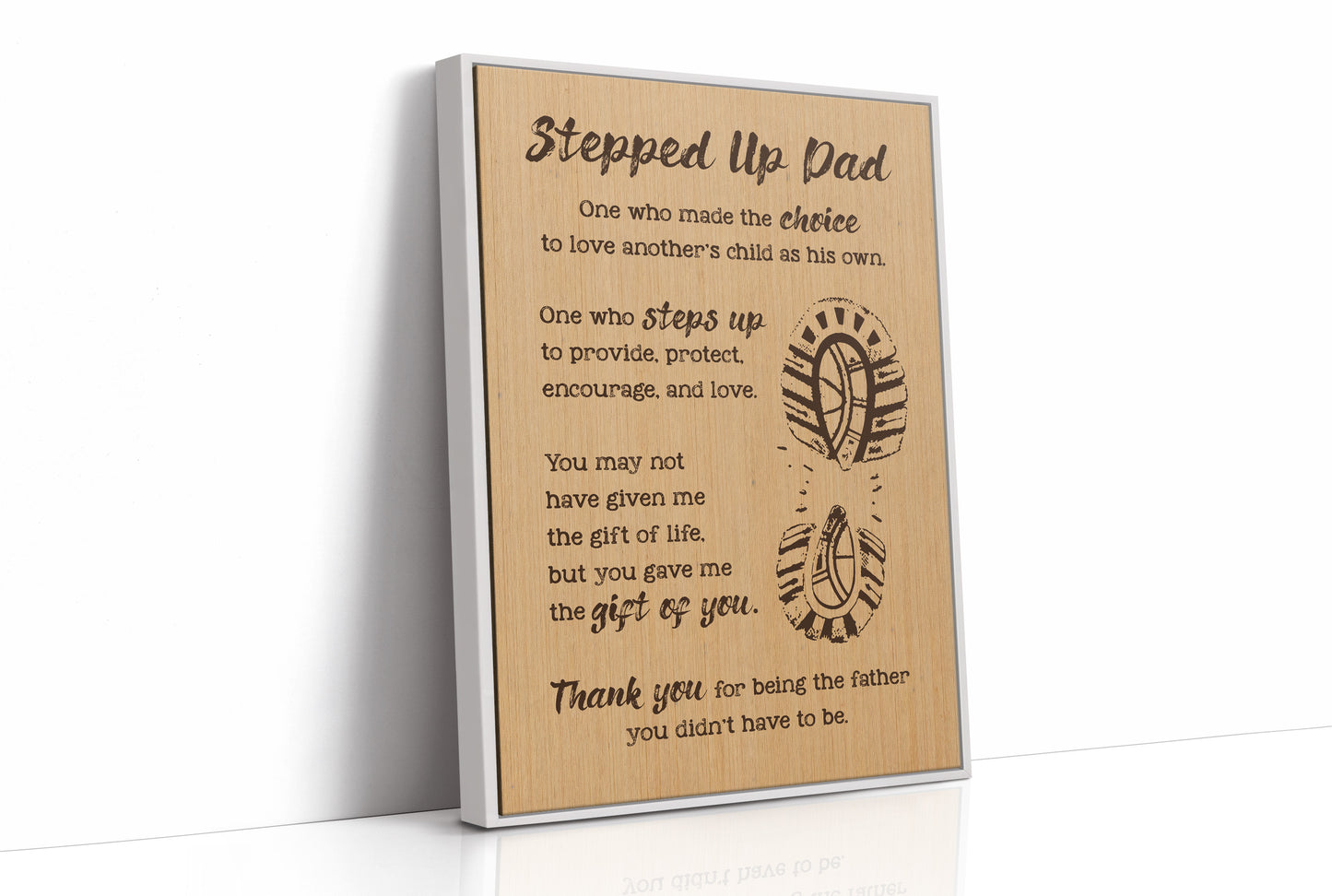 The Father You Didn't Have To Be — Wood