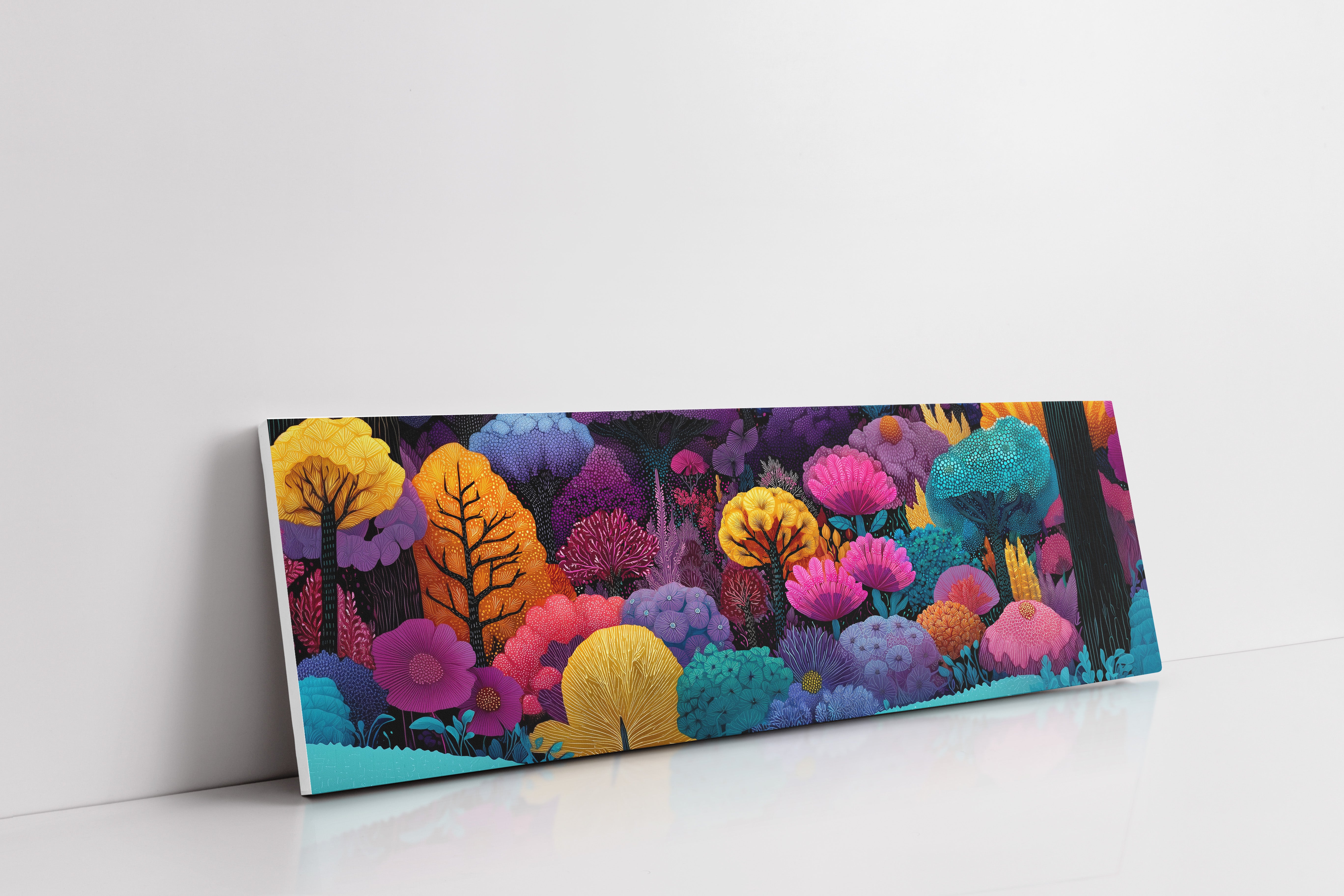 Vibrant Fantasy Botanical Garden
