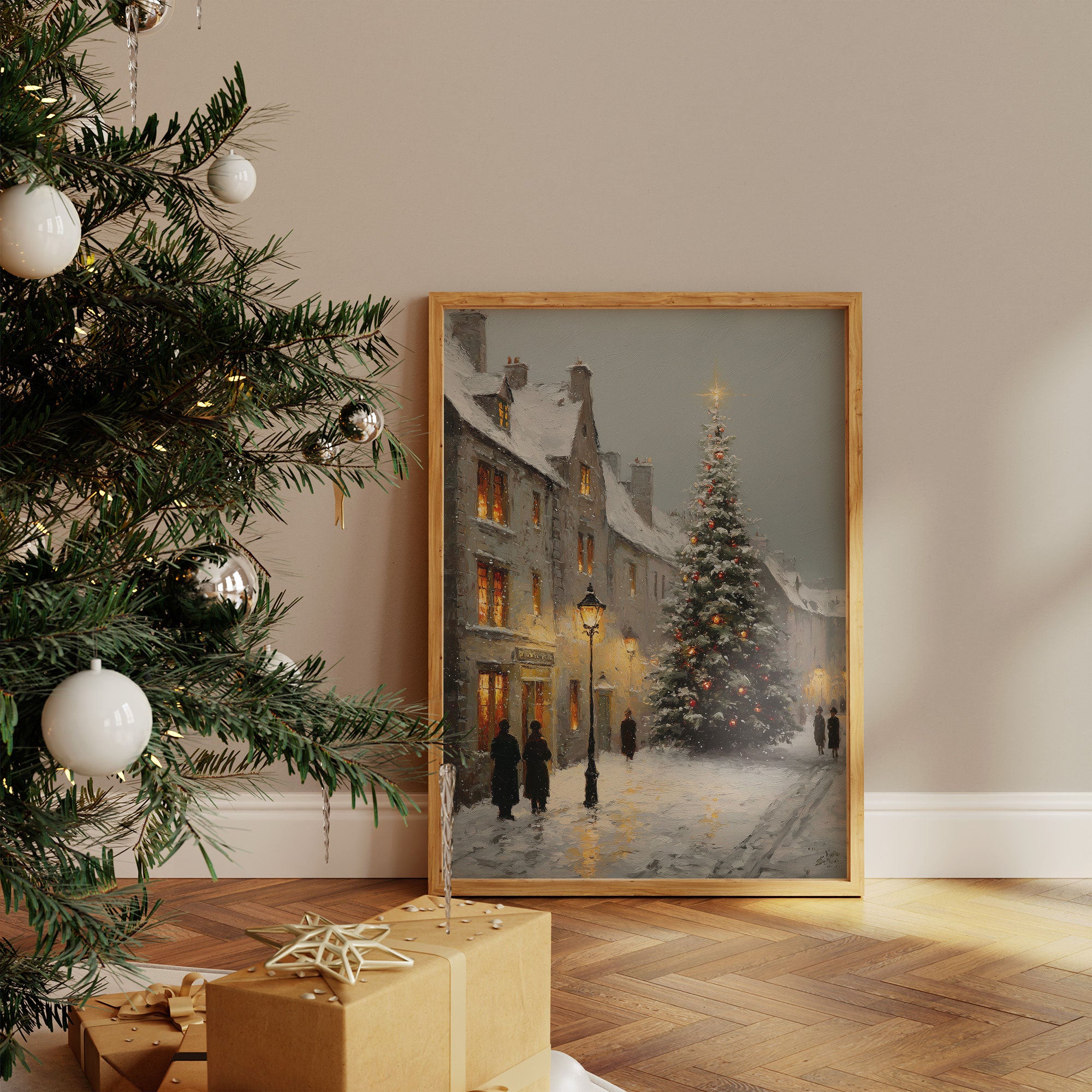Winter Streets Glow With Promise