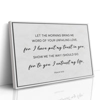 Morning Prayer In Wooden Frames