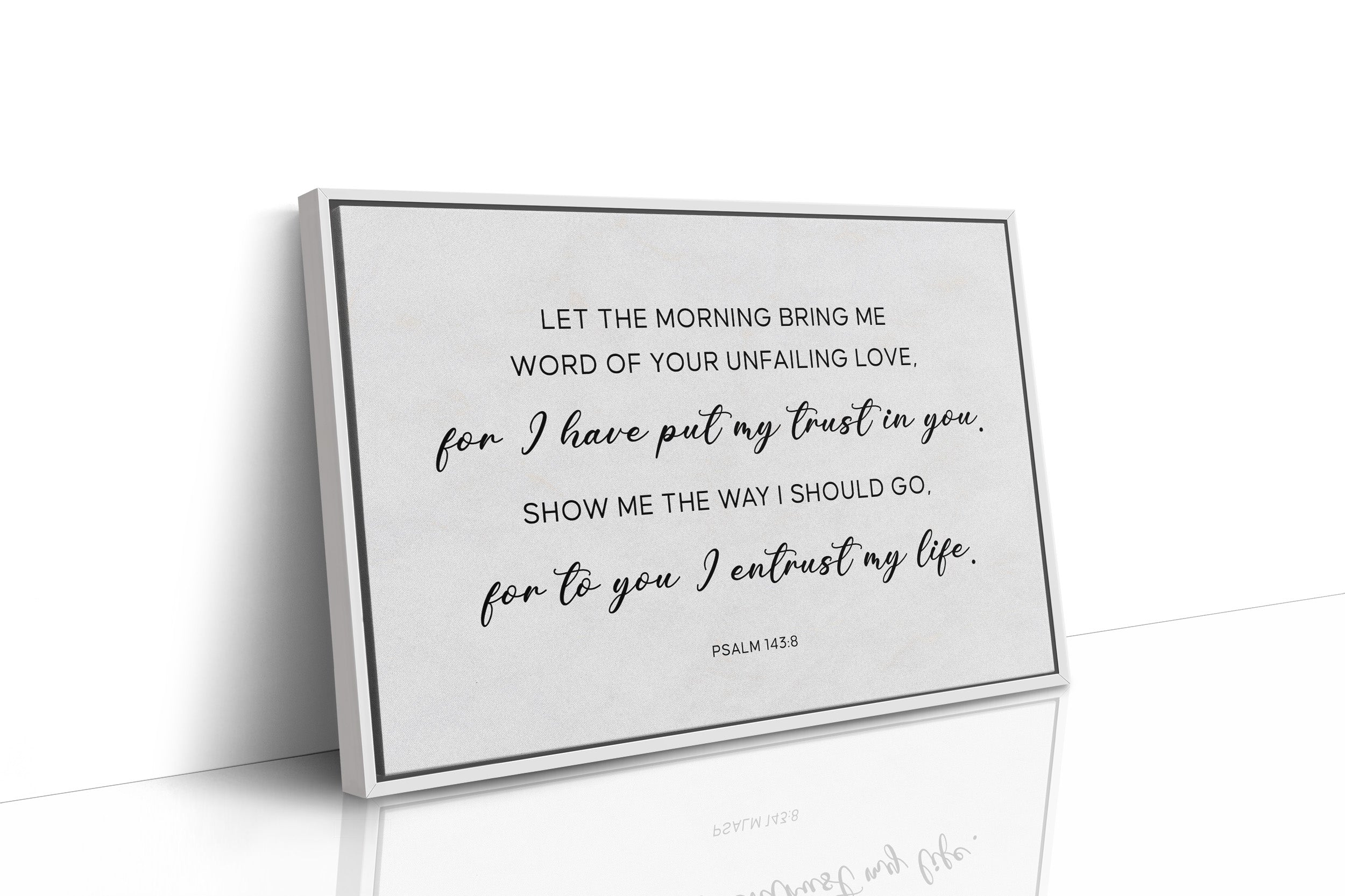 Morning Prayer In Wooden Frames