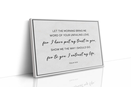 Morning Prayer In Wooden Frames