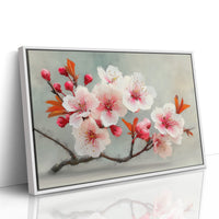 Blossoms Rest In Golden Hour Light