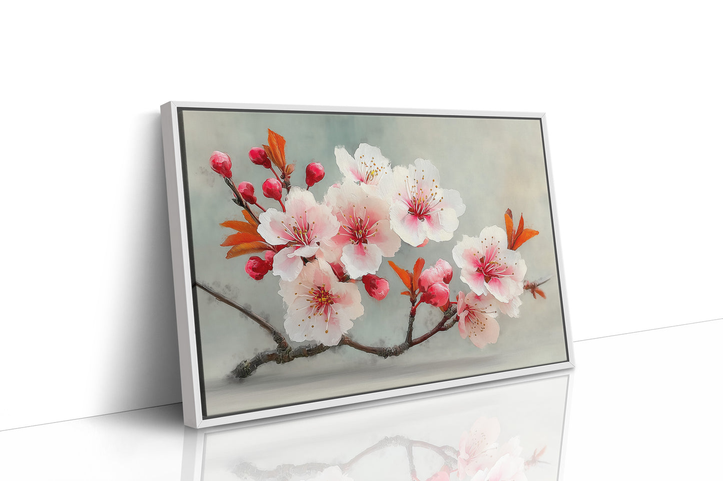 Blossoms Rest In Golden Hour Light