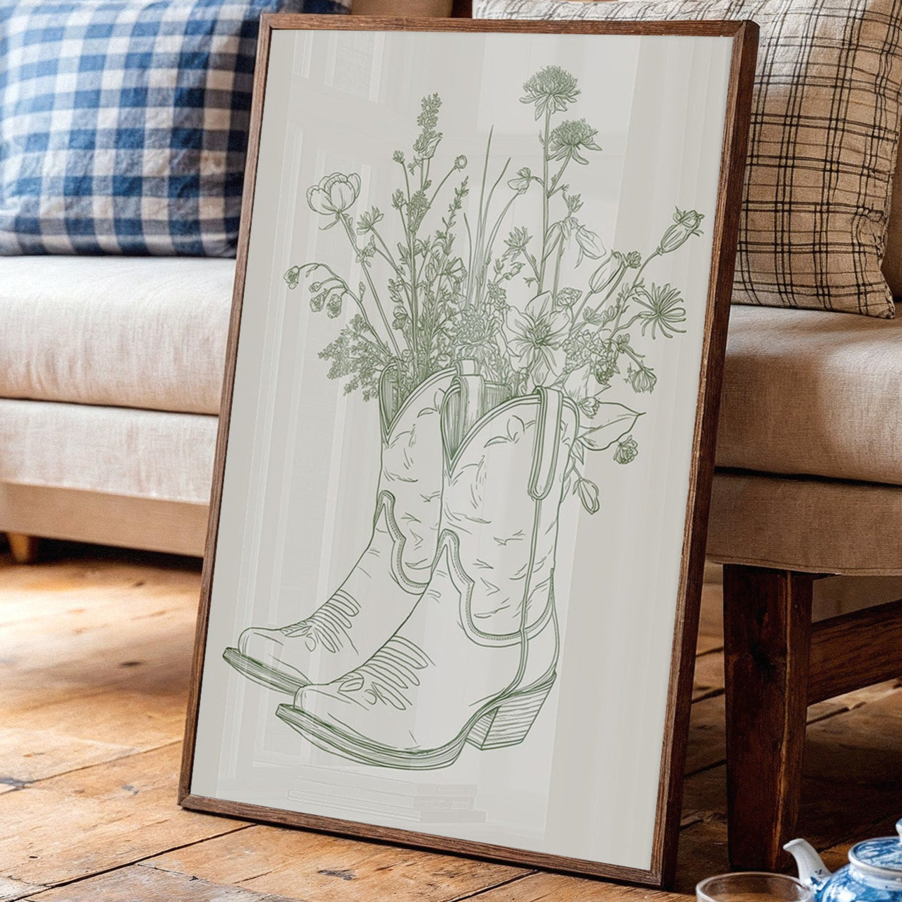 Wildflowers Dance In Leather Boots
